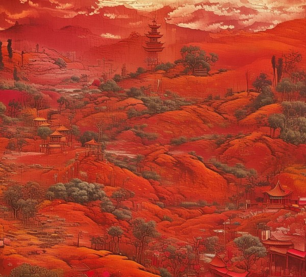 画册，红色热土，文化自信的画布